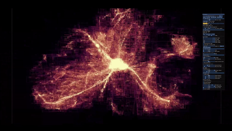 Barnes Hut Galaxy Collision